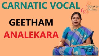 Geetham  Ana Lekara  Ragam  SuddhaSaveri [upl. by Demetra529]