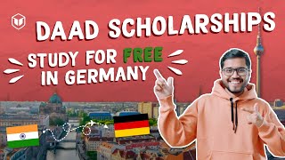 DAAD Scholarships  Scholarships for Indian Students in Germany  Study for Free in Germany [upl. by Cristina542]