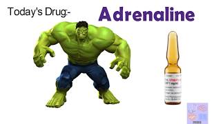 AdrenalineEmergency drugMedicine basics simplified [upl. by Beverlee]