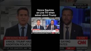 JD Vance SQUIRMS When Asked SIMPLE Question about Trump [upl. by Rhu]