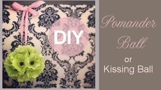 How to make a Silk Flower Pomander Ball Kissing Ball  Guest Florist Tracy [upl. by Ettedualc47]