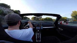 Porsche 981 Boxster PDKPASMPSE onboard camera [upl. by Ennirak]