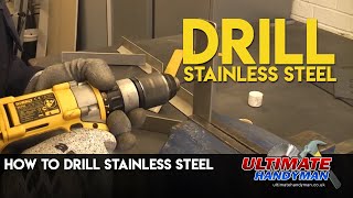 How to drill stainless steel [upl. by Lynus]