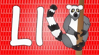 Letter L Song for Kids  Words that Start with L  Animals that Start with L [upl. by Rohn]