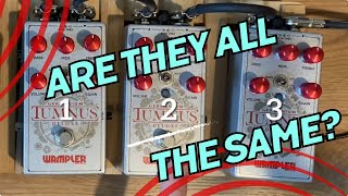 Wampler Germanium Tumnus Deluxe Comparison [upl. by Humfrid]