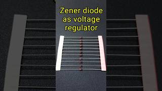 How to make voltage regulator with zener diode [upl. by Enaasiali698]