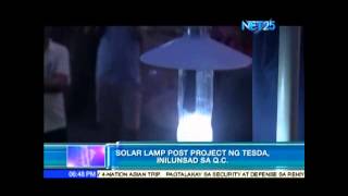 Solar Lamp Post Project By TESDA [upl. by Annaira]