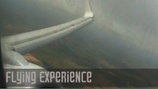 Flying Experience in Monsoon  InFlight Turbulence Over India [upl. by Adlee]