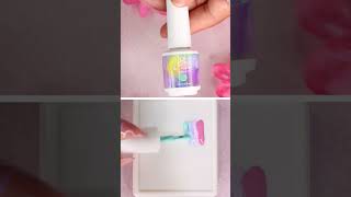 How to Marble Nails with Gel Polish 🌈 makartt [upl. by Ayokal]