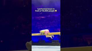 I split the beam in front of 10000 people 😭 gymnastics gymnast sports gym fail fails beam [upl. by Evy]