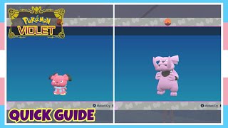 How To Evolve Snubbull Into Granbull In Pokemon Scarlet amp Violet  Quick Guide [upl. by Yramesor]