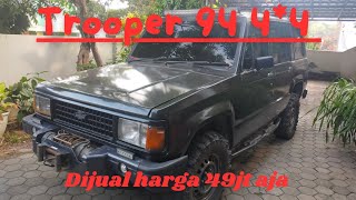 trooper 94 4x4 bensin dijual dengan harga 49jt bisa kurang jeep chevrolet dijual [upl. by Naek362]