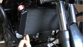 How To Replace Your Motorcycle Radiator Coolant  DL650 Vstrom L0 [upl. by Floridia222]