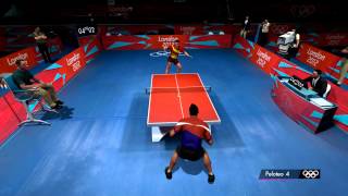 London 2012  Table tennis gameplay clip PC 1080p [upl. by Junie678]