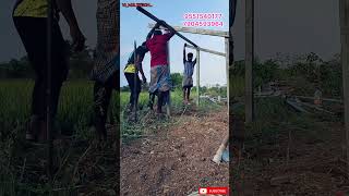 Open Well Solar BLDC Pump in Rasipuram 200 feet 16000 lh bldc solar agriculture farming [upl. by Aggappora53]