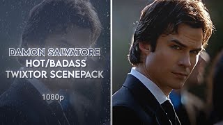 Damon Salvatore hotbadass twixtor scenepack part 2 1080p with coloring [upl. by Caril374]