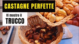 COME CUCINARE LE CASTAGNE PERFETTE DA SBUCCIARE [upl. by Caron]