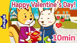 Valentines Day Stories and Songs for Kids  Kindergarten [upl. by Finbur]