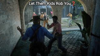 The BEST Thing To Do When The Kids Try To Rob You in Saint Denis  RDR2 [upl. by Johannes]