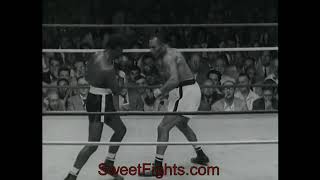 Ezzard Charles vs Jersey Joe Walcott 3  1080p 60fps [upl. by Hairahcaz839]