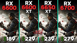 RX 6600 vs RX 6600 XT vs RX 6650 XT vs RX 6700  Ryzen 5 7600  Tested in 15 games [upl. by Nnaeoj272]