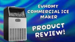 Euhomy Commercial Ice Maker Product Review [upl. by Thrift]