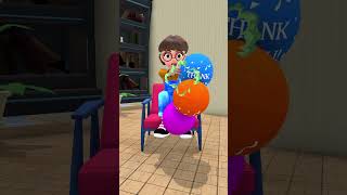 BALLOON POP CHALLENGE How many did they pop in Scary Teacher 3D [upl. by Eilegna]