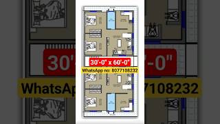 3060 House Plan youtubeshorts frontelevation youtube house homeplan housedesign youtuber [upl. by Boehike]