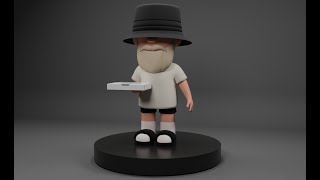 character design in blender for beginners [upl. by Linetta659]