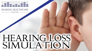 Hearing Loss Simulation  Whats It Like [upl. by Leamhsi]