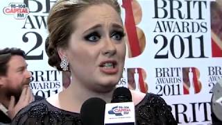 Adele Shocked At BRIT Awards Interview [upl. by Eniretac]