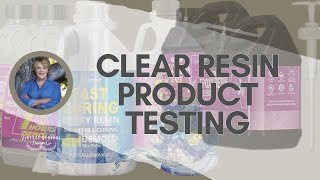 Testing Clear Resins Part 1  I tested three clear resins so you dont have to [upl. by Jaycee]