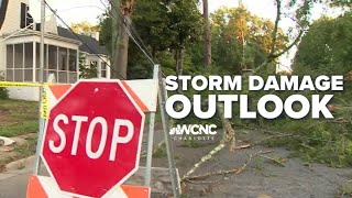 Severe storms leave behind damage as NWS confirms EF0 tornado in Charlotte area [upl. by Aicenert]