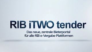 RIB iTWO tender  Beste Auftragschancen für Bieter [upl. by Osner]