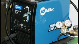 Unboxing Miller 180 Autoset mig welder 230V [upl. by Awhsoj384]