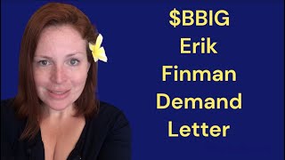 BBIG Erik Finman Demand Letter [upl. by Hopfinger343]