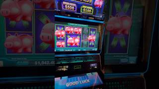 NICE BONUS ON PIGGY BANKIN SLOT slots casino jackpot slot slotmachine gambling vegas [upl. by Deanna491]