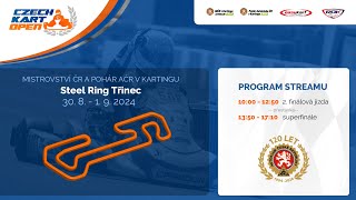 5 Závod Mistrovství ČR a Pohár AČR v kartingu 2024 Steel Ring Třinec [upl. by Odrawde252]