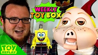 Spongebob LEGO Giveaway amp PeeWee  Weekly Toy Box 9 BooneBuilds [upl. by Llerrah]