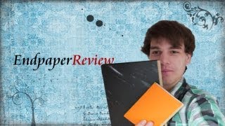 Ein Buch selber binden  Tutorial  EndpaperReview [upl. by Arratoon]