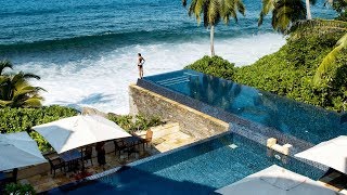 Banyan Tree Seychelles Resort AMAZING hotel amp beach full tour [upl. by Quitt]