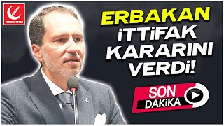 Fatih Erbakan Yeniden Refah Partisinin ittifak kararını açıkladı sondakika [upl. by Trilbee]