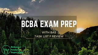 Free BCBA Task List Review F9 [upl. by Ynnavoeg]