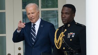 ‘Cognitively Impaired’ Joe Biden escorted off stage following speech [upl. by Nodnerb]