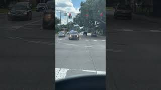 CAR RUNS RED LIGHT  COPS CHASING insane youtubeshorts amazing police dope trafficstop [upl. by Mauldon]