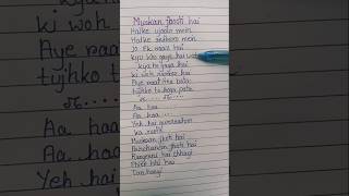 Muskan jhooti Hai song😈 lyrics Talaash ft Ghost song viral shorts muskan jhuthi Hai 😈 [upl. by Olleina]