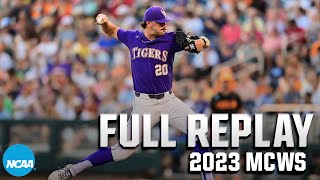 LSU vs Tennessee 2023 Mens College World Series  FULL REPLAY [upl. by Etneciv]