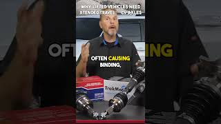 Why Lifted Vehicles Need Xtended Travel™ CV Axles vehicleperformance liftedtrucks truck trucks [upl. by Anniahs]