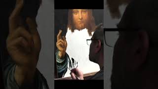 Salvator Mundi by Janusz Migasiuk leonardodavinci salvatormundi speedpainting Vinci2 [upl. by Antonella]