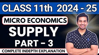 Supply  3  Price Elasticity of Supply  Micro Economics  Class 11 [upl. by Car]